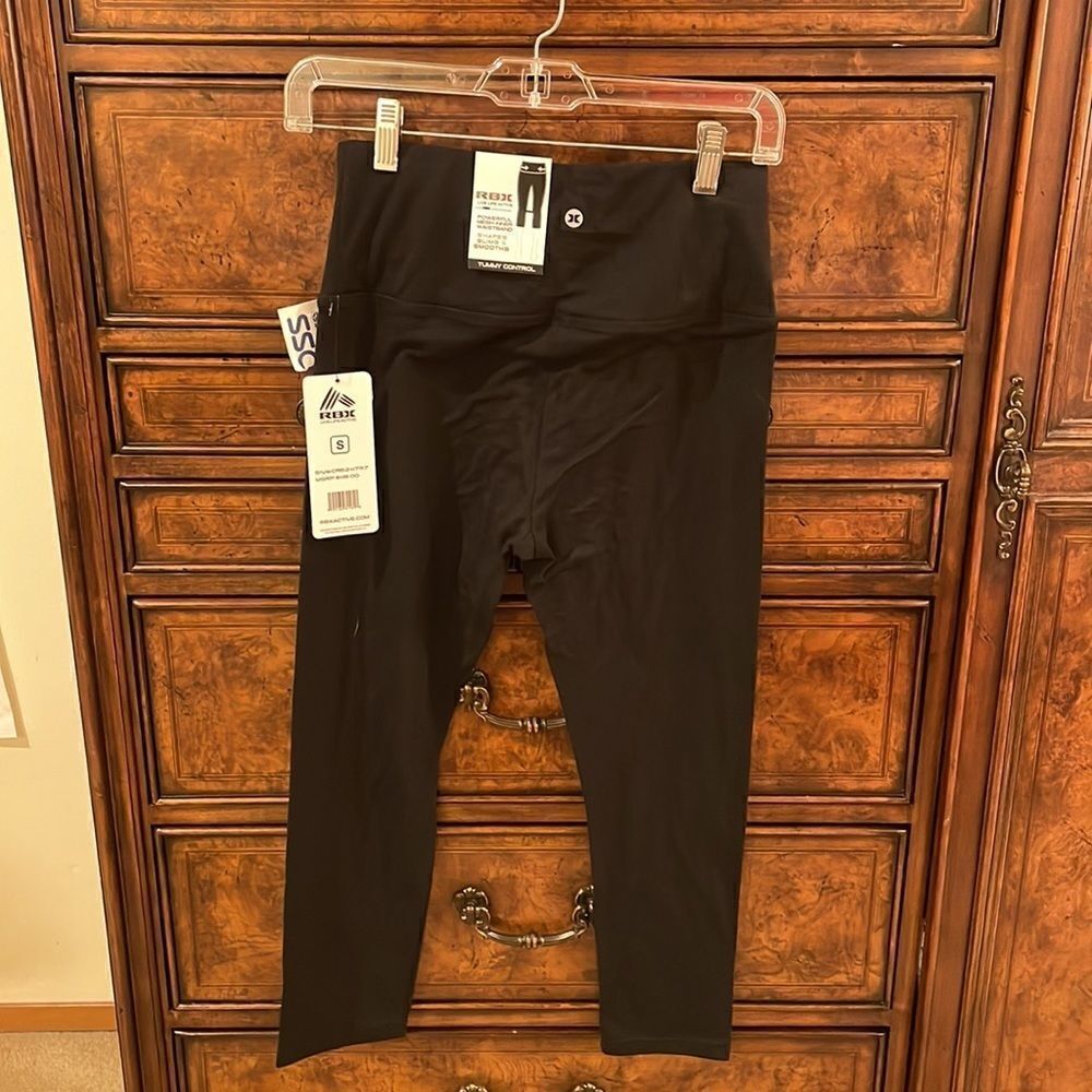 Nwt RBX Tummy Control Capri Leggings - Picture 8 of 10